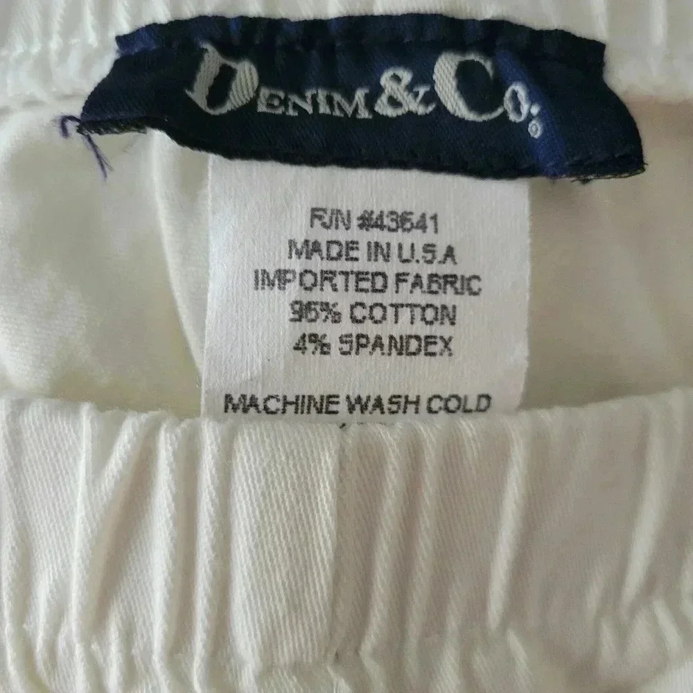 Denim & Co Capris XL NWT - Picture 3 of 3